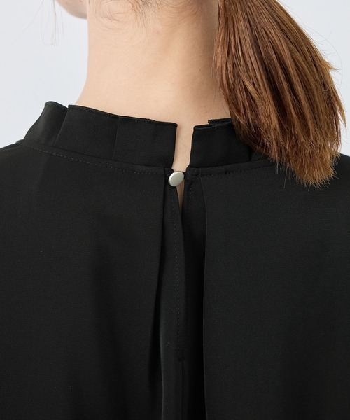 ROPE' PICNIC(ロペピクニック)の「【2サイズ展開】多機能タックブラウス(シャツ/ブラウス・レディース・オフホワイト/ピンク系その他/ブラック・38/36)」の21枚目の写真