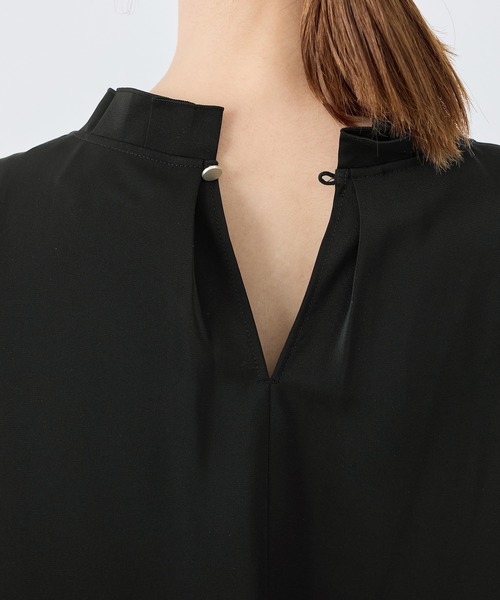 ROPE' PICNIC(ロペピクニック)の「【2サイズ展開】多機能タックブラウス(シャツ/ブラウス・レディース・オフホワイト/ピンク系その他/ブラック・38/36)」の22枚目の写真