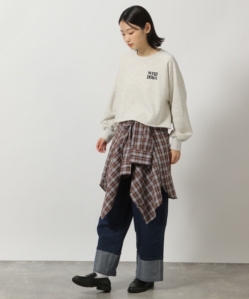 LAKOLE（ラコレ）の「ラメロールアップデニム / 289411（デニムパンツ・レディース・インディゴブルー/ブラック・MEDIUM/SMALL）」の16枚目の写真