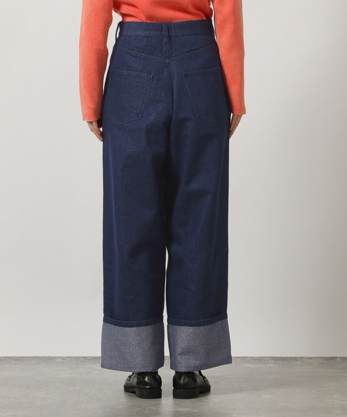 LAKOLE（ラコレ）の「ラメロールアップデニム / 289411（デニムパンツ・レディース・インディゴブルー/ブラック・MEDIUM/SMALL）」の11枚目の写真
