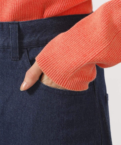 LAKOLE（ラコレ）の「ラメロールアップデニム / 289411（デニムパンツ・レディース・インディゴブルー/ブラック・MEDIUM/SMALL）」の13枚目の写真