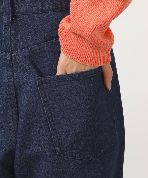 LAKOLE（ラコレ）の「ラメロールアップデニム / 289411（デニムパンツ・レディース・インディゴブルー/ブラック・MEDIUM/SMALL）」の6枚目の写真