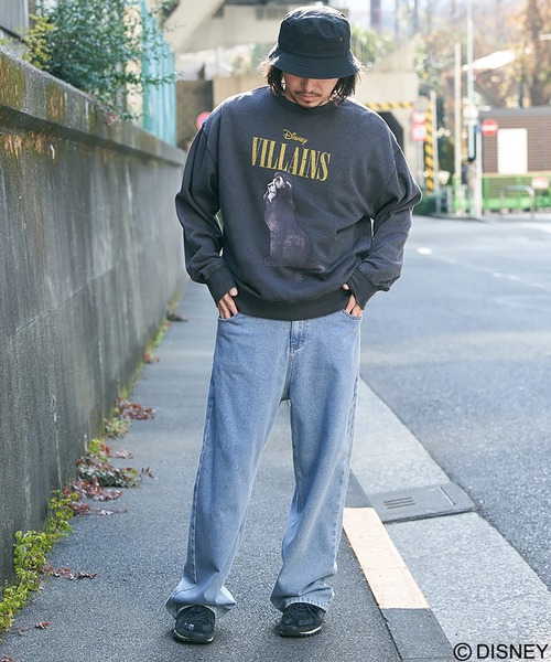Disney(ディズニー)の「Disney スカートレーナー(スウェット・メンズ・ブラック/ネイビー/ライトグレー・M/L/LL)」の4枚目の写真