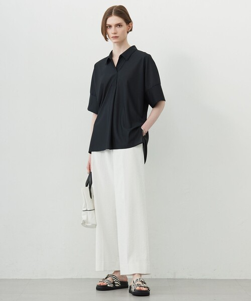 ICB（アイシービー）の「シェルタリングドライオックス ワイドパンツ（その他パンツ・レディース・ブラック系/アイボリー系・0/6/00/4/2）」の11枚目の写真