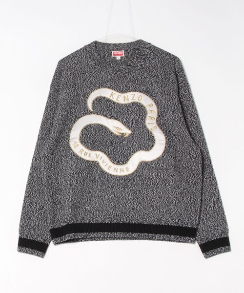 'Year of the snake' ジャンパー イン ウール & コットン ユニセックス（ニット/セーター）｜KENZO（ケンゾー）