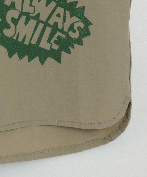 MAKE YOUR DAY（メイクユアデイ）の「ラクガキプリント半袖シャツ■150.160cm（シャツ/ブラウス・キッズ・サックスブルー/ベージュ・150/160）」の11枚目の写真