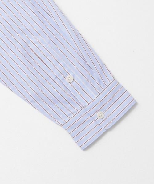 URBAN RESEARCH Sonny Label(アーバンリサーチサニーレーベル)の「『WEB/一部店舗限定カラー』ストライプレギュラーカラーシャツ(シャツ/ブラウス・メンズ・ライトブルー/ホワイト系その他/ブルー系その他/ブラック系その他・MEDIUM/LARGE)」の11枚目の写真