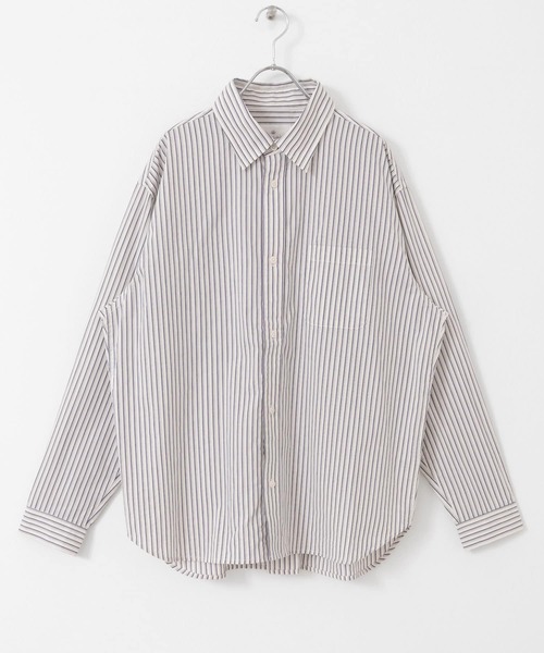 URBAN RESEARCH Sonny Label(アーバンリサーチサニーレーベル)の「『WEB/一部店舗限定カラー』ストライプレギュラーカラーシャツ(シャツ/ブラウス・メンズ・ライトブルー/ホワイト系その他/ブルー系その他/ブラック系その他・MEDIUM/LARGE)」の13枚目の写真