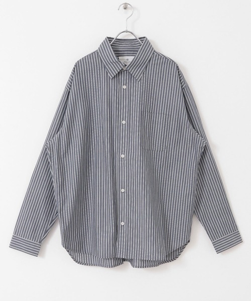 URBAN RESEARCH Sonny Label(アーバンリサーチサニーレーベル)の「『WEB/一部店舗限定カラー』ストライプレギュラーカラーシャツ(シャツ/ブラウス・メンズ・ライトブルー/ホワイト系その他/ブルー系その他/ブラック系その他・MEDIUM/LARGE)」の14枚目の写真