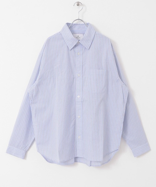 URBAN RESEARCH Sonny Label(アーバンリサーチサニーレーベル)の「『WEB/一部店舗限定カラー』ストライプレギュラーカラーシャツ(シャツ/ブラウス・メンズ・ライトブルー/ホワイト系その他/ブルー系その他/ブラック系その他・MEDIUM/LARGE)」の15枚目の写真