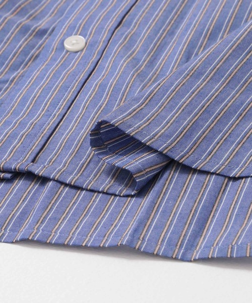 URBAN RESEARCH Sonny Label(アーバンリサーチサニーレーベル)の「『WEB/一部店舗限定カラー』ストライプレギュラーカラーシャツ(シャツ/ブラウス・メンズ・ライトブルー/ホワイト系その他/ブルー系その他/ブラック系その他・MEDIUM/LARGE)」の8枚目の写真