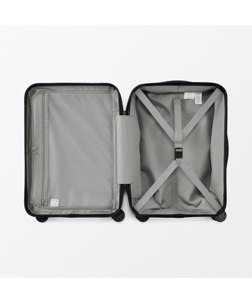 無印良品(ムジルシリョウヒン)の「バーを自由に調節できる ハードキャリーケース(36L)(スーツケース/キャリーバッグ・レディース・オフホワイト/カーキ/ブラック/グレー・FREE)」の5枚目の写真