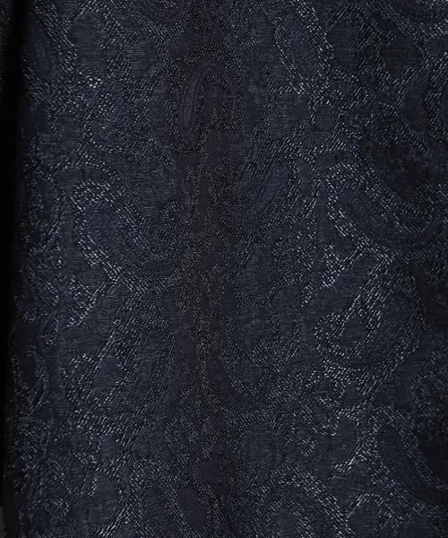 MEN'S BIGI(メンズビギ)の「ペイズリージャガード七分袖シャツ(シャツ/ブラウス・メンズ・サックスブルー/ボルドー/ネイビー・01/02/03/04)」の18枚目の写真