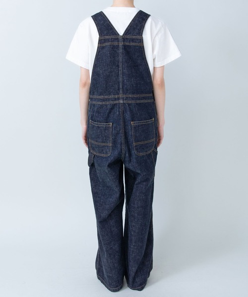 PAR ICI(パーリッシィ)の「デニム/ダック オーバーオール(サロペット/オーバーオール・レディース・ネイビー/ブラウン・FREE)」の5枚目の写真