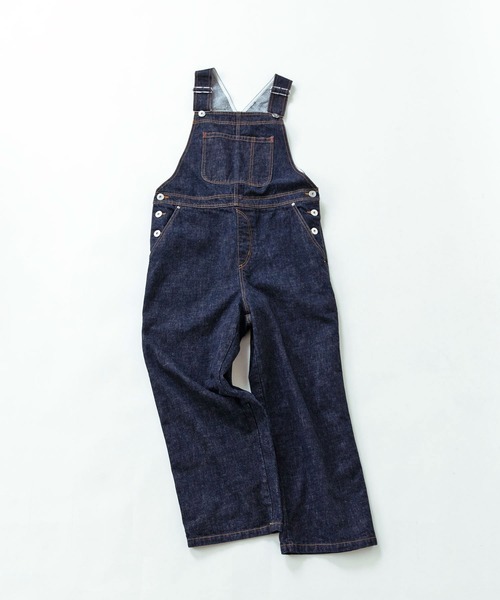 PAR ICI(パーリッシィ)の「デニム/ダック オーバーオール(サロペット/オーバーオール・レディース・ネイビー/ブラウン・FREE)」の15枚目の写真