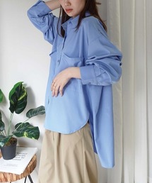 CORNERS（コーナーズ）の「【CORNERS by KR】バックロングルーズシャツ（シャツ/ブラウス）」