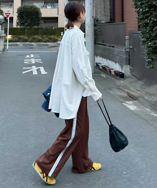 CORNERS by KR(コーナーズバイケーアール)の「【CORNERS by KR】バックロングルーズシャツ(シャツ/ブラウス・レディース・アイボリー/ネイビー/ブラック/ホワイト・M)」の3枚目の写真