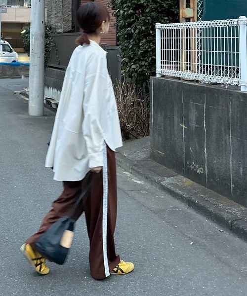 CORNERS by KR(コーナーズバイケーアール)の「【CORNERS by KR】バックロングルーズシャツ(シャツ/ブラウス・レディース・アイボリー/ネイビー/ブラック/ホワイト・M)」の18枚目の写真