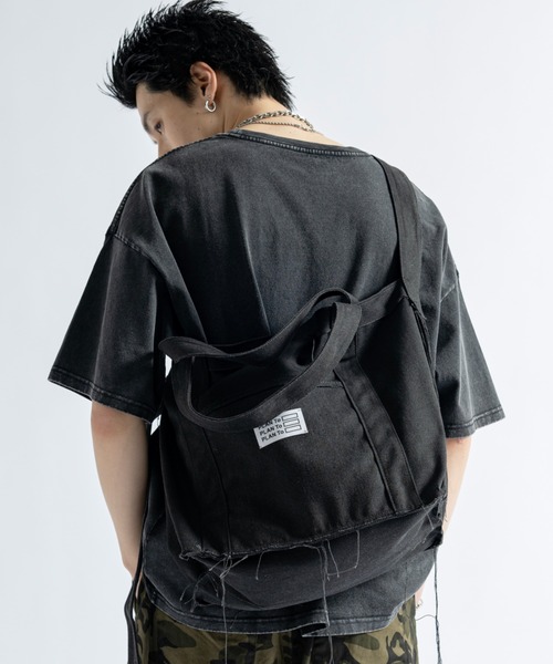 PLAN To（プラントゥ）の「Vintage Design Pigment Canvas Shoulder