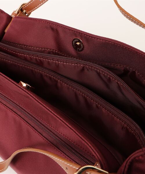 LA BAGAGERIE(ラバガジェリー)の「ポリエステルキャンバス A4トート(トートバッグ・レディース・グレー/ブラック/アイボリー/ネイビー/ブラウン/ワイン・FREE)」の19枚目の写真