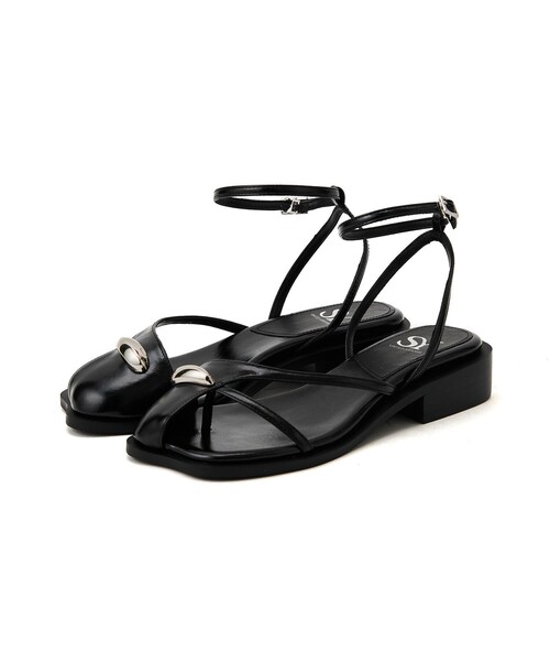 SY UNITED ARROWS（シーユナイテッドアローズ）の「＜SY＞サムカバー サンダル30●↑（サンダル・レディース・シルバー/ライトブルー/ブラック・23.5cm/23cm/22.5cm/22cm/25cm/24.5cm/24cm）」の5枚目の写真