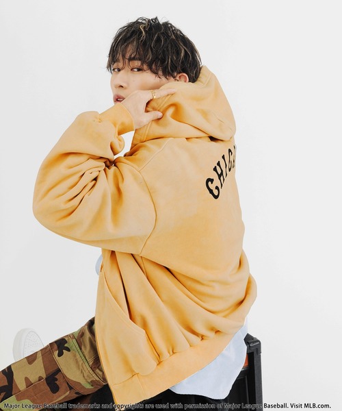 新品【MLB】ZIPビッグフーディー　スパイラルガール MLB】ZIPビッグフーディー（パーカー）｜BACK TO THE FIELD（バック