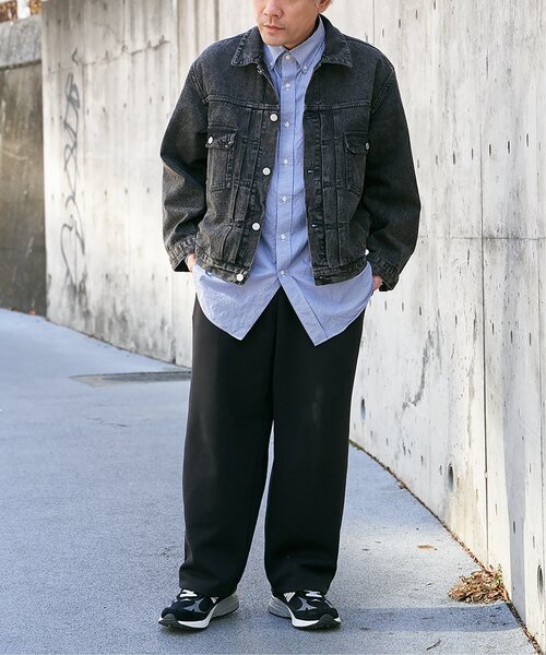 VENCEEXCHANGE(ヴァンスエクスチェンジ)の「デニムGジャン(ブルゾン・メンズ・ダークグレー/ブルー/ブラック・M/L)」の9枚目の写真