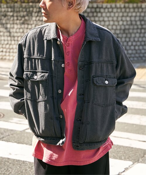 VENCEEXCHANGE(ヴァンスエクスチェンジ)の「デニムGジャン(ブルゾン・メンズ・ダークグレー/ブルー/ブラック・M/L)」の10枚目の写真