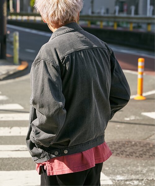 VENCEEXCHANGE(ヴァンスエクスチェンジ)の「デニムGジャン(ブルゾン・メンズ・ダークグレー/ブルー/ブラック・M/L)」の11枚目の写真