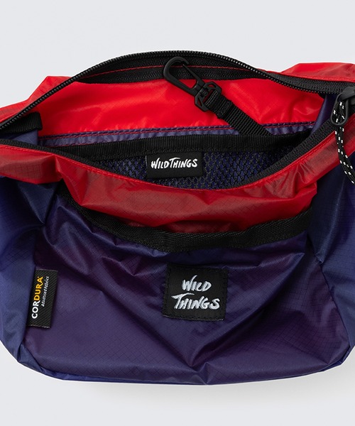 WILD THINGS（ワイルドシングス）の「WILD THINGS/ワイルドシングス CORDURA SIL 2WAY MINI SHOULDER 2WAY ミニショルダーバック（ショルダーバッグ・メンズ・パープル系その他/グリーン系その他/ブルー系その他/ブラック・FREE）」の7枚目の写真
