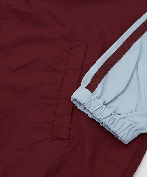 improves(インプローブス)の「袖ライン ラグラン ナイロンブルゾン(ナイロンジャケット・メンズ・ブラック/ライトグレー/ワイン・MEDIUM/X-SMALL/LARGE)」の4枚目の写真