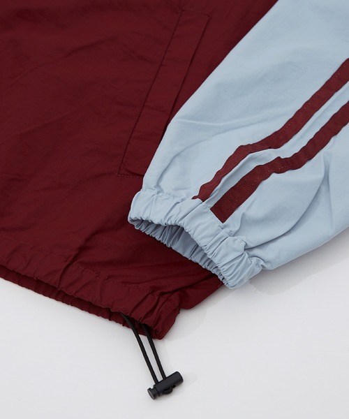 improves(インプローブス)の「袖ライン ラグラン ナイロンブルゾン(ナイロンジャケット・メンズ・ブラック/ライトグレー/ワイン・MEDIUM/X-SMALL/LARGE)」の5枚目の写真