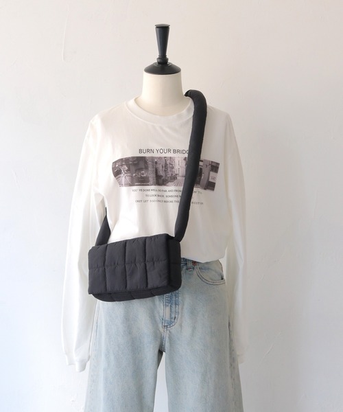 HER CLOSET(ハークローゼット)の「【shemoshelly】カラーキルディングショルダーバック(ショルダーバッグ・レディース・ブラック/ブルー/グリーン・FREE)」の17枚目の写真
