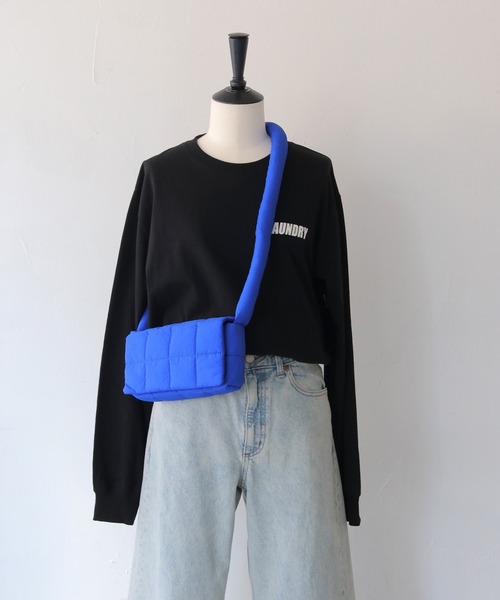 HER CLOSET(ハークローゼット)の「【shemoshelly】カラーキルディングショルダーバック(ショルダーバッグ・レディース・ブラック/ブルー/グリーン・FREE)」の18枚目の写真