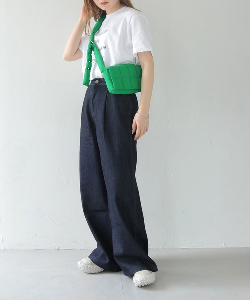 HER CLOSET(ハークローゼット)の「【shemoshelly】カラーキルディングショルダーバック(ショルダーバッグ・レディース・ブラック/ブルー/グリーン・FREE)」の11枚目の写真