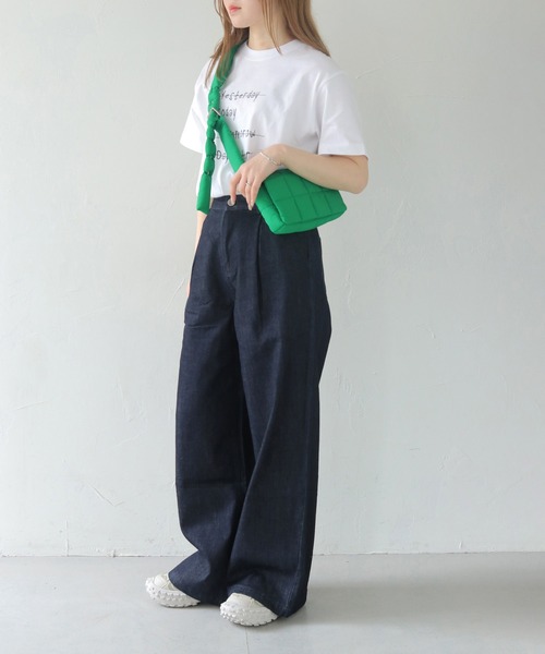 HER CLOSET(ハークローゼット)の「【shemoshelly】カラーキルディングショルダーバック(ショルダーバッグ・レディース・ブラック/ブルー/グリーン・FREE)」の12枚目の写真