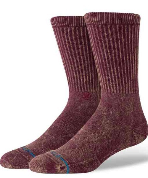 STANCE(スタンス)の「STANCE/スタンス ソックス ICON DYED CREW A556A25IDC(ソックス/靴下・メンズ・コーラル/グレイッシュブルー/ブラウン・M/L)」の2枚目の写真