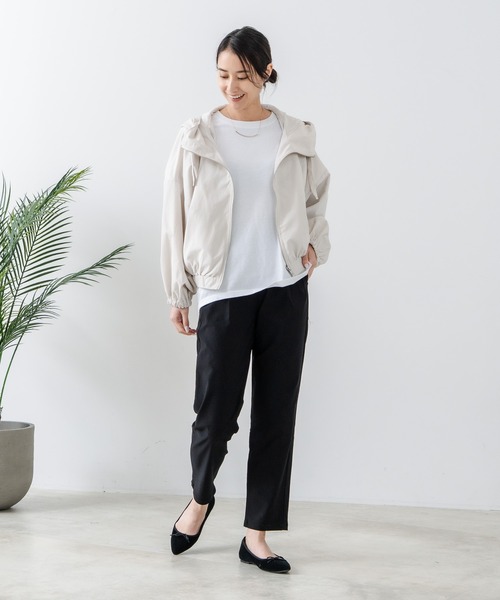 fort point(フォーポイント)の「【FORTPOINT/フォートポイント】スラリータックテーパードパンツ(その他パンツ・レディース・ブラック/ネイビー/アイボリー・MEDIUM/LARGE)」の8枚目の写真
