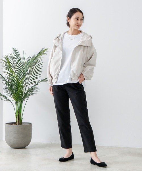 fort point(フォーポイント)の「【FORTPOINT/フォートポイント】スラリータックテーパードパンツ(その他パンツ・レディース・ブラック/ネイビー/アイボリー・MEDIUM/LARGE)」の9枚目の写真