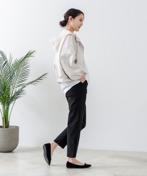 fort point(フォーポイント)の「【FORTPOINT/フォートポイント】スラリータックテーパードパンツ(その他パンツ・レディース・ブラック/ネイビー/アイボリー・MEDIUM/LARGE)」の12枚目の写真