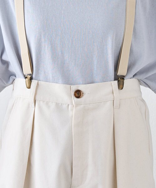 CIAOPANIC TYPY（チャオパニックティピー）の「2WAYシルエットサス付きチノパンツ（サロペット/オーバーオール・レディース・ブラック/ベージュ/オフホワイト・MEDIUM/SMALL）」の4枚目の写真