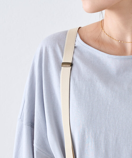 CIAOPANIC TYPY（チャオパニックティピー）の「2WAYシルエットサス付きチノパンツ（サロペット/オーバーオール・レディース・ブラック/ベージュ/オフホワイト・MEDIUM/SMALL）」の9枚目の写真