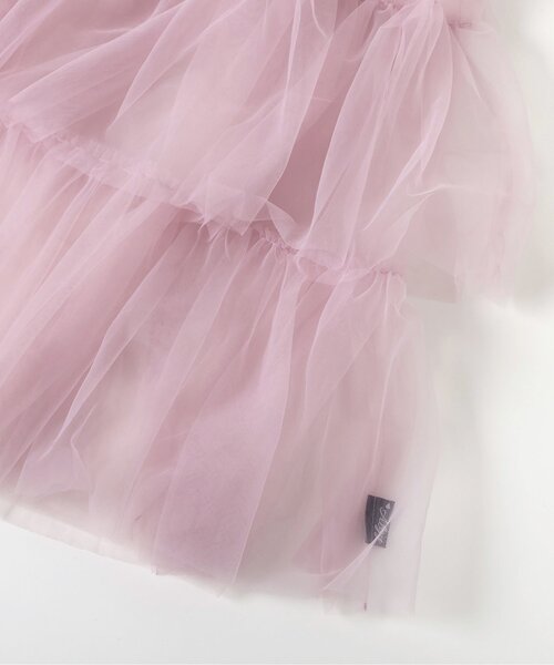algy（アルジー）の「２WAYチュールロングスカート（スカート・キッズ・オフホワイト/ブラック/ピンク・XX-SMALL/X-SMALL/MEDIUM/SMALL）」の18枚目の写真