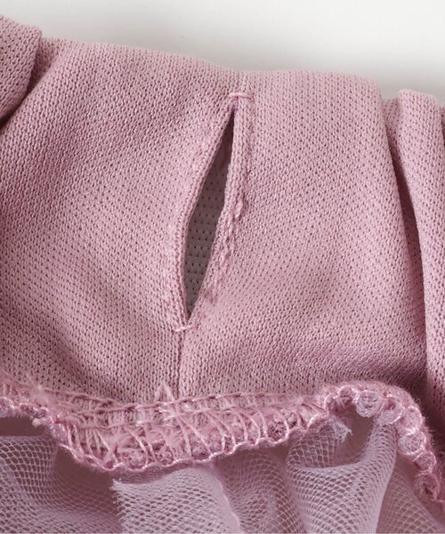 algy（アルジー）の「２WAYチュールロングスカート（スカート・キッズ・オフホワイト/ブラック/ピンク・XX-SMALL/X-SMALL/MEDIUM/SMALL）」の20枚目の写真