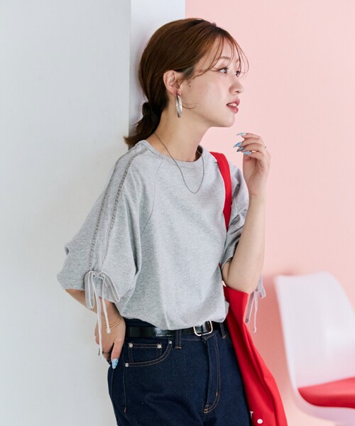 FREAK'S STORE（フリークスストア）の「限定展開 袖 ベロア リボン