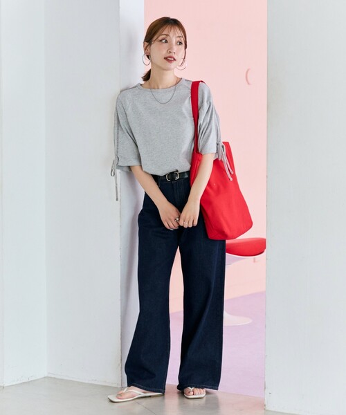 FREAK'S STORE（フリークスストア）の「限定展開 袖 ベロア リボン