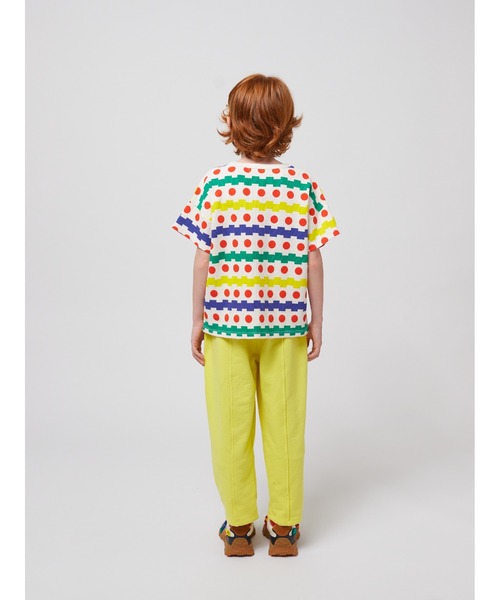 BOBO CHOSES(ボボショーズ)の「Geometric all over waffle T-sh(Tシャツ/カットソー・キッズ・ドット・100/110/120/130/140)」の11枚目の写真