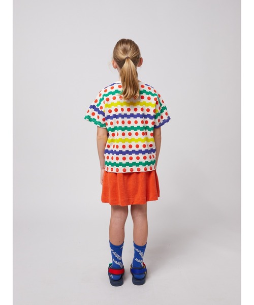 BOBO CHOSES(ボボショーズ)の「Geometric all over waffle T-sh(Tシャツ/カットソー・キッズ・ドット・100/110/120/130/140)」の15枚目の写真