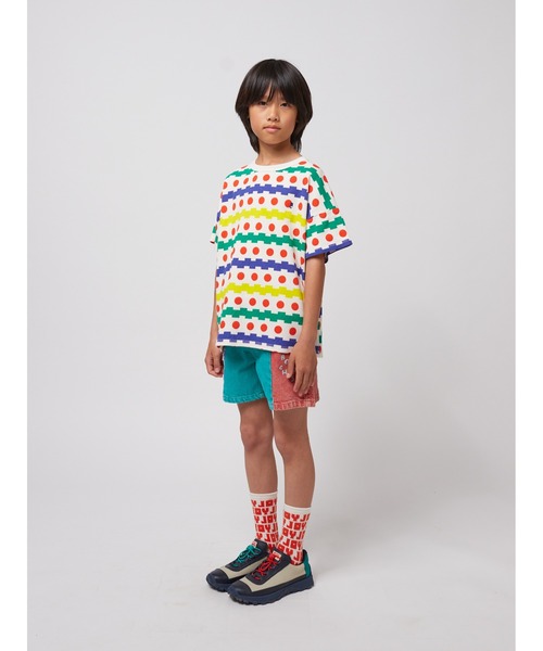 セール】Geometric all over waffle T-sh（Tシャツ/カットソー