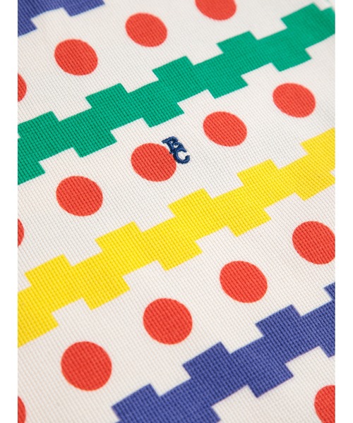 BOBO CHOSES(ボボショーズ)の「Geometric all over waffle T-sh(Tシャツ/カットソー・キッズ・ドット・100/110/120/130/140)」の8枚目の写真